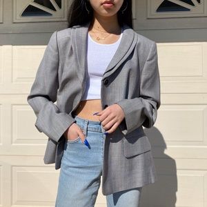 ESCADA Grey Houndstooth Blazer